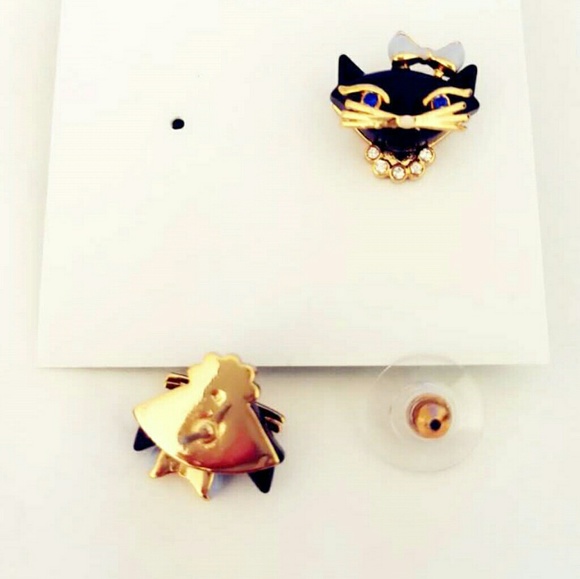 Kate spade jazz things up cat earrings - Picture 2 of 3